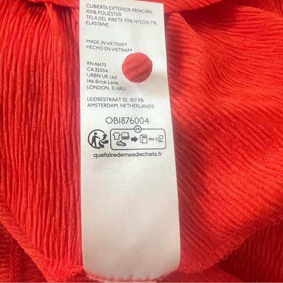 Anthropologie Long-Sleeve Textured Buttondown Top Size XL - Picture 14 of 15